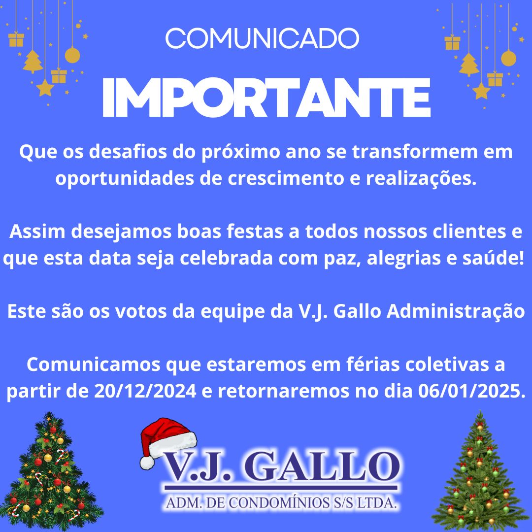 comunicado natal 2024